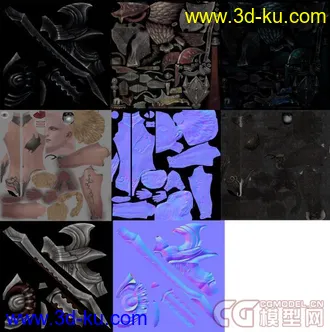 3D打印模型科幻人物的图片