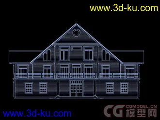 简单方法制作出的好看的房子maya模型下载的图片