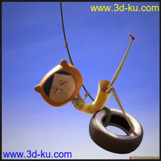 3D打印模型简单人物的图片
