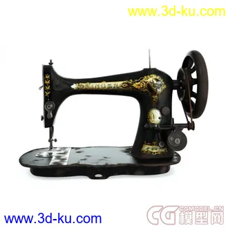 3D打印模型old sewing machine 老式缝纫机的图片