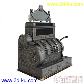 3D打印模型Old Cash Machine的图片