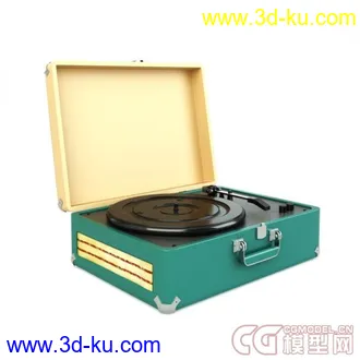 3D打印模型Old Vinyl Player的图片