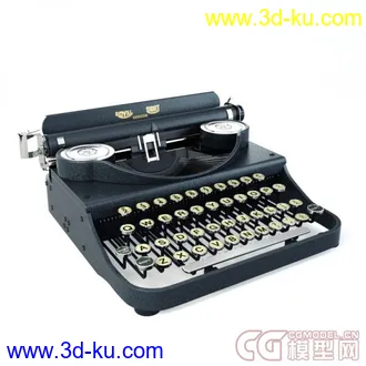 3D打印模型Old Typing Machine的图片