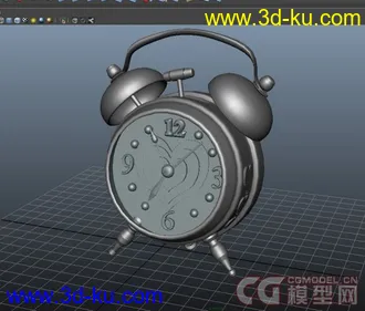 3D打印模型MAYA闹钟 指点一下啦的图片
