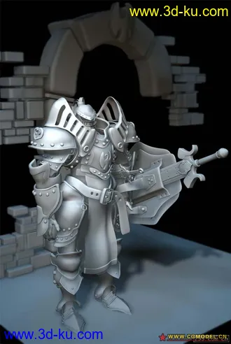 3D打印模型神勇武士的图片