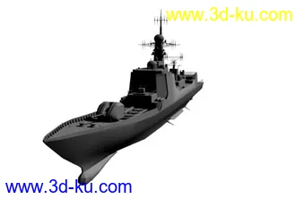 3D打印模型052C型导弹驱逐舰的图片