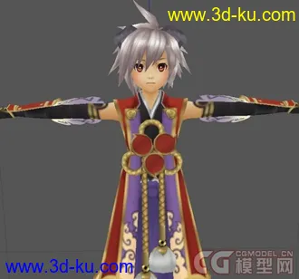 3D打印模型PS3 -----Trinity Universe【男主角】的图片
