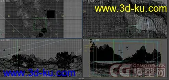 3D打印模型水墨场景动画的图片