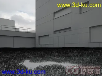 3D打印模型Full Exterior Building - 3ds - Max - obj - fbx的图片