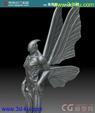 完美动力模型大师班作品《小妖》模型下载(CG模型网合作首发)的图片