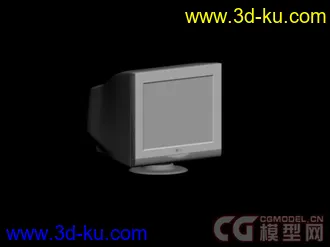 3D打印模型老式显示器，大脑袋显示器的图片