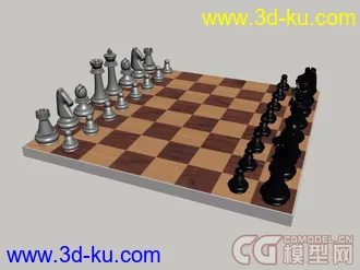 3D打印模型国际象棋的图片