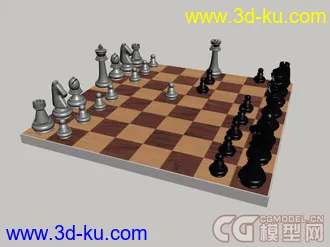 3D打印模型国际象棋的图片