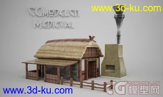 3D打印模型Medieval Blacksmith欧式房子 欧式建筑的图片