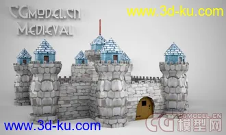 3D打印模型Medieval Castle的图片