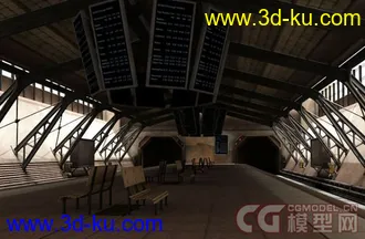 3D打印模型Train station的图片