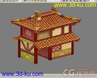 3D打印模型建筑练习作品的图片