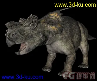 3D打印模型逼真恐龙的图片