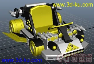 3D打印模型卡丁车的图片