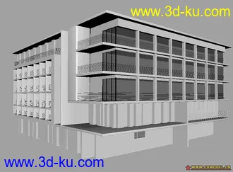 3D打印模型建筑白模的图片