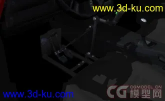 残疾人专用小型自动挡载客汽车模型下载.maya.obj.的图片