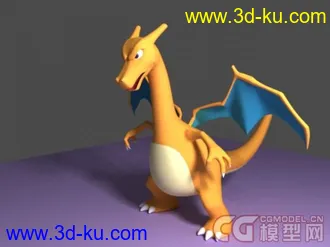 3D打印模型神奇宝贝——喷火龙的图片