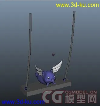 3D打印模型弹簧约束-荡秋千的图片