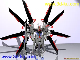 新手刚做的高达模型的图片