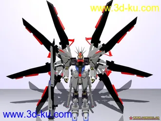 新手刚做的高达模型的图片