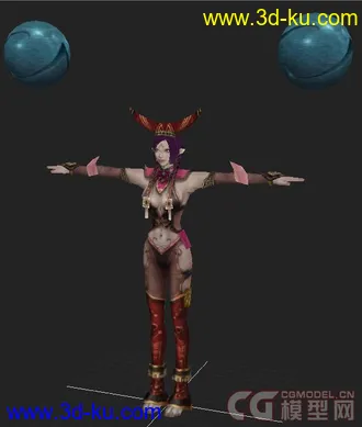 3D打印模型大蛇无双-苏妲己的图片