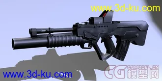 3D打印模型游戏枪一把，犹豫策划2B被搁浅，发出分享。的图片