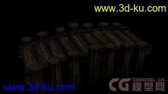 3D打印模型很早以前做的小木桥的图片