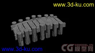 3D打印模型很早以前做的小木桥的图片