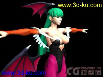 3D打印模型恶魔战士魔女莫莉卡的图片
