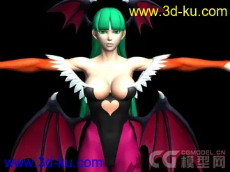 3D打印模型恶魔战士魔女莫莉卡的图片