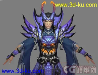 3D打印模型精品CG古装男角色的图片