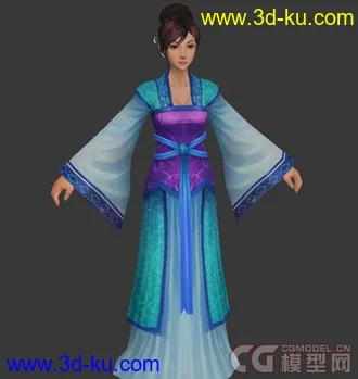 《神仙传》人物角色模型+动作喜欢的速度啦！的图片