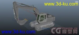 3D打印模型挖土机绑定的图片