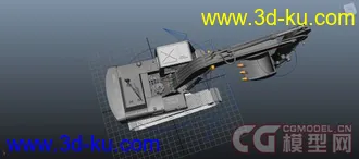 3D打印模型挖土机绑定的图片