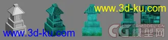 3D打印模型石头墩子的图片