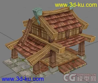 3D打印模型Q版 战地伐木场的图片