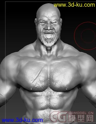 3D打印模型自己做的WWE战神高柏的图片