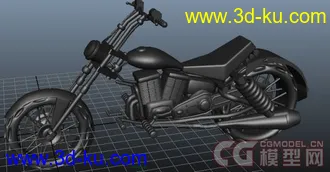 3D打印模型摩托车的图片