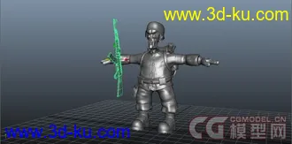 卡通士兵模型的图片
