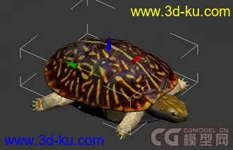 3D动物（狗，老鹰，乌龟）模型下载的图片