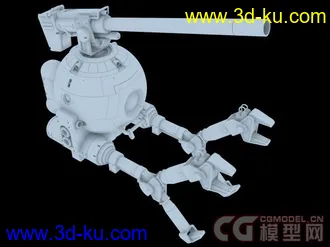 3D打印模型高达 铁球 RB-79-BALL。手工制作高模。的图片