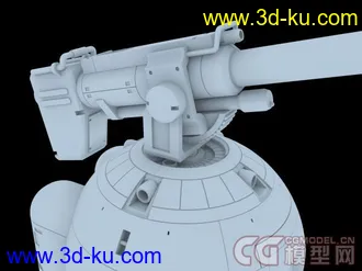3D打印模型高达 铁球 RB-79-BALL。手工制作高模。的图片