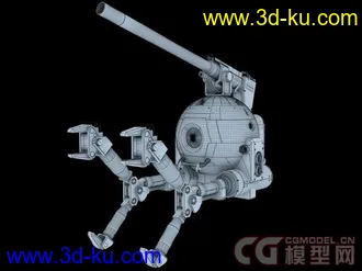 3D打印模型高达 铁球 RB-79-BALL。手工制作高模。的图片
