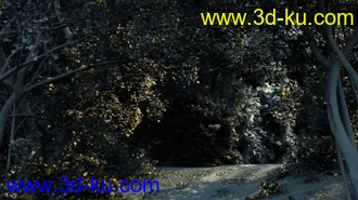 3D打印模型超精细森林场景的图片