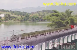 3D打印模型铁路桥的图片